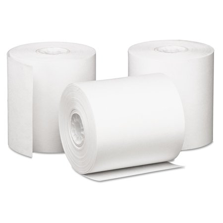 ICONEX Impact Bond Paper Rolls, 3 x 85 ft, White, PK50 09228